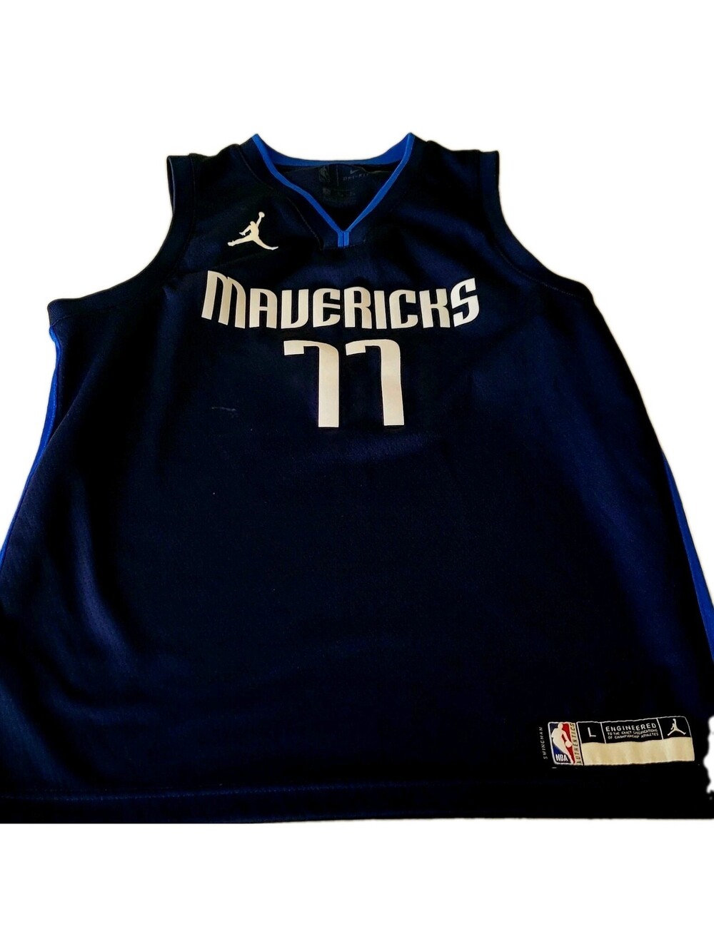 Nike Air Jordan Luka Doncic #77 Dallas Mavericks NBA Swingman Jersey Men Large